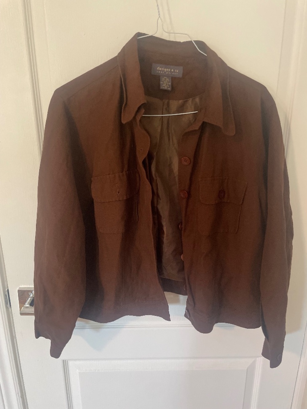 Lightweight linen jacket